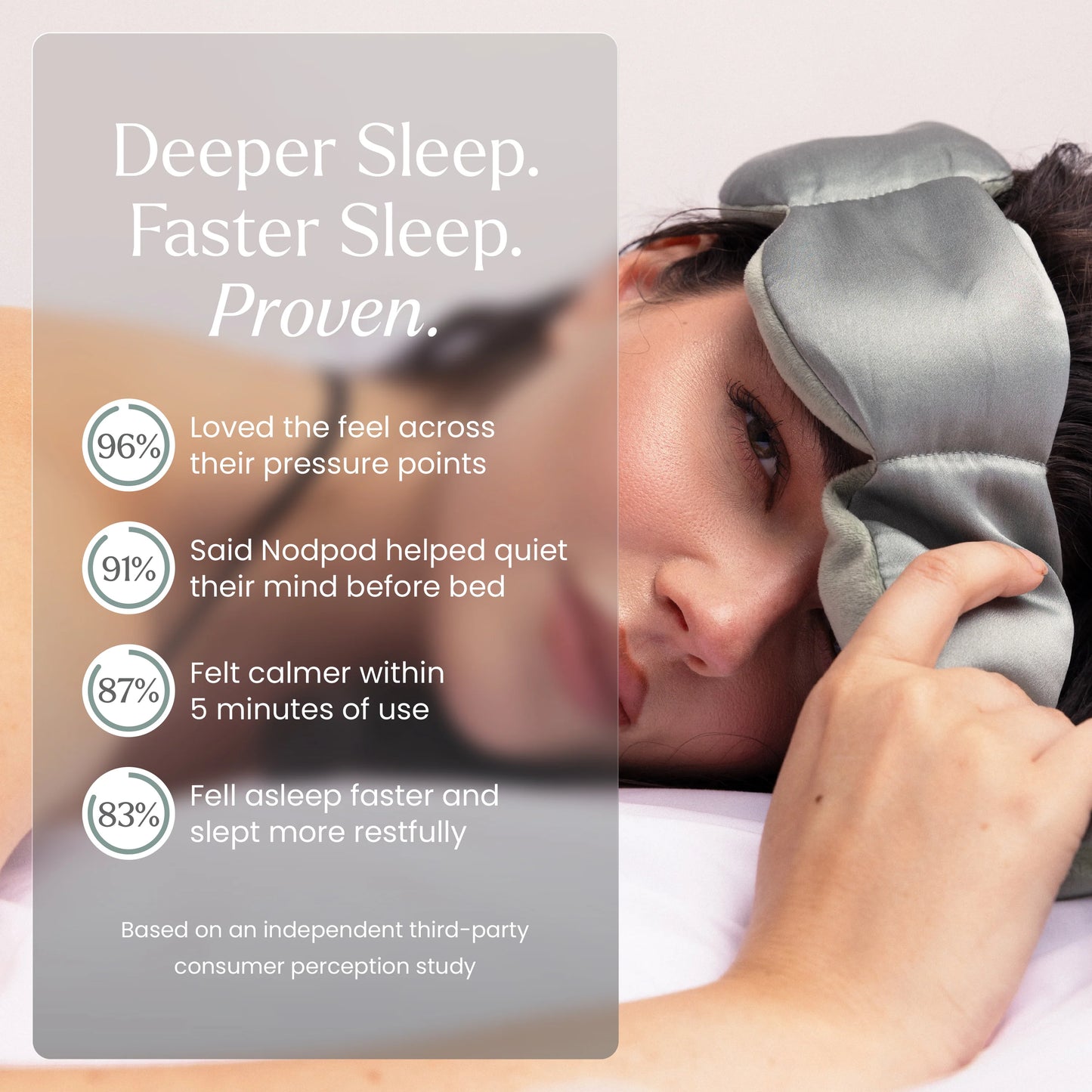 Mineralized Silk™ Weighted Sleep Mask