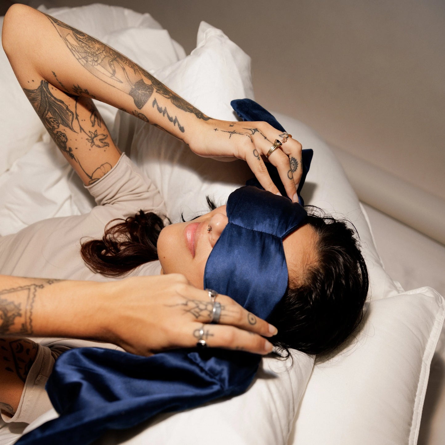 Mineralized Silk™ Weighted Sleep Mask