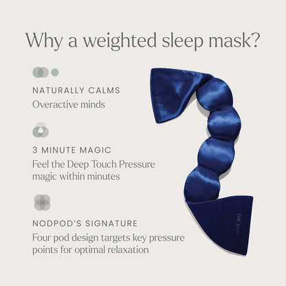 Mineralized Silk™ Weighted Sleep Mask